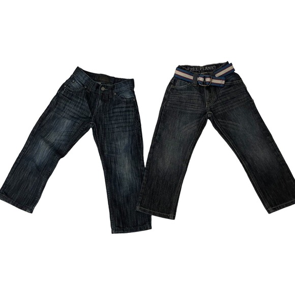 Free Planet Other - Free Planet Steve’s Jeans Boys 5 Lot Bundle Adjustable Waist Cool Belt